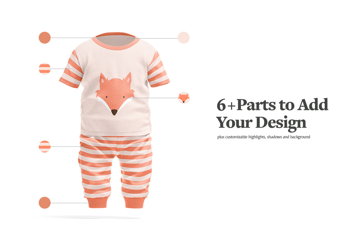 Baby Pajamas Mockups