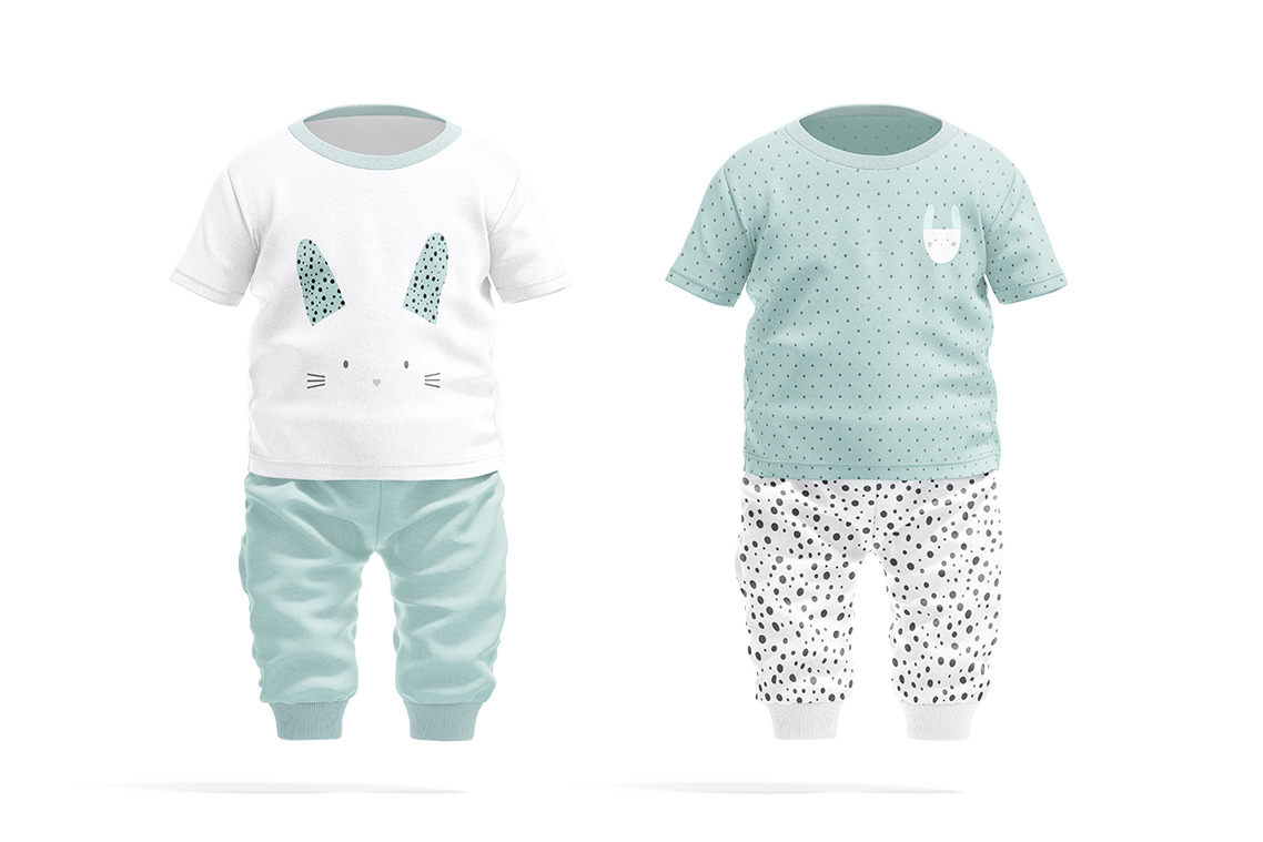 Baby Pajamas Mockups