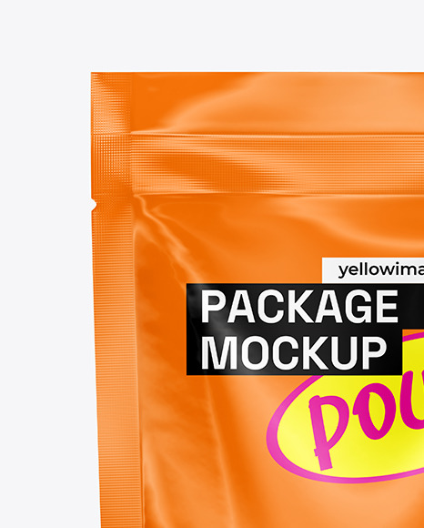 Glossy Pouch Mockup