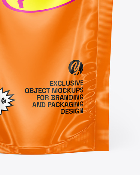 Glossy Pouch Mockup