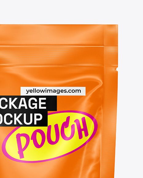 Glossy Pouch Mockup