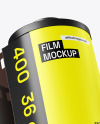 Two Matte Roll Film Mockup