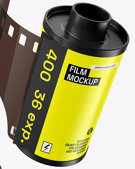 Two Matte Roll Film Mockup - Free Download Images High Quality PNG, JPG ...