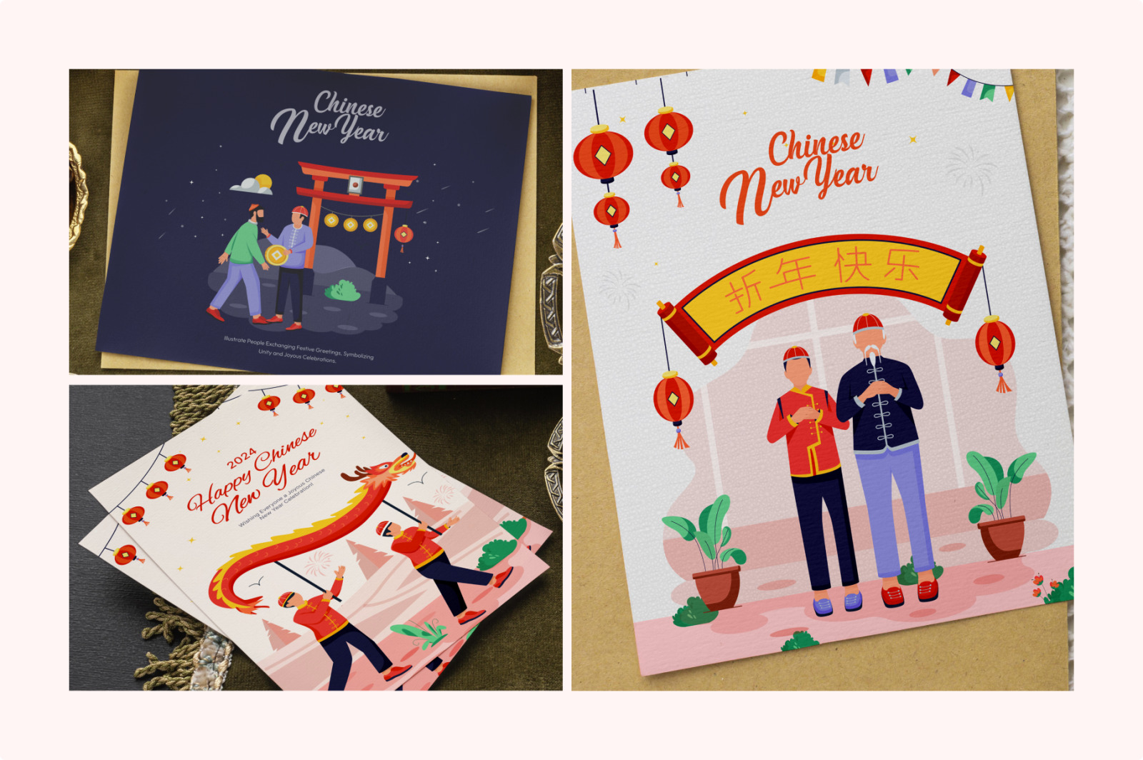 Chinese New Year Illustrations Chinese New Year Illustrations