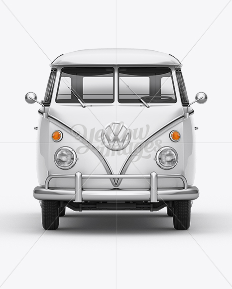 Volkswagen Transporter T1 Mockup Front View