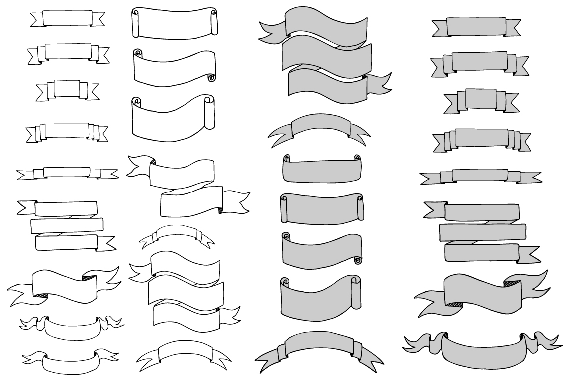 Set of Arrows, Pointers &amp; Banners