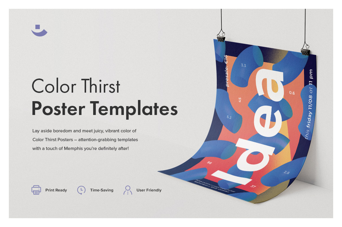 Color Thirst Poster Templates Color Thirst Poster Templates