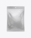 Glossy Snack Bag Mockup