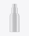 Glossy Cosmetic Spray Bottle Mockup - Front View