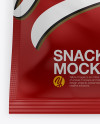 Matte Snack Bag Mockup