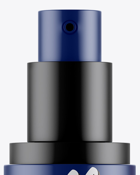 Matte Cosmetic Spray Bottle Mockup - Front View