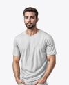 Man in a T-Shirt Mockup