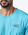 Man in a T-Shirt Mockup