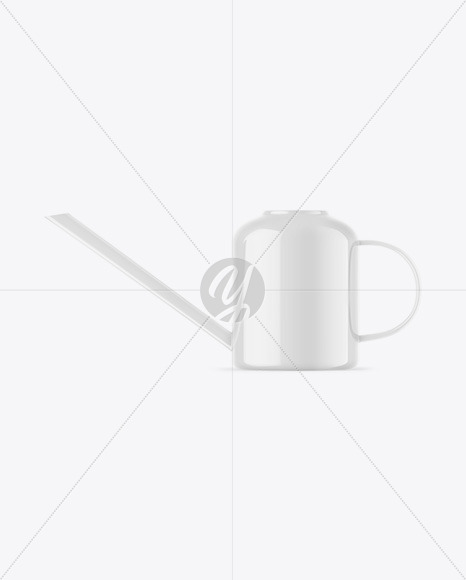 Glossy Watering Can Mockup