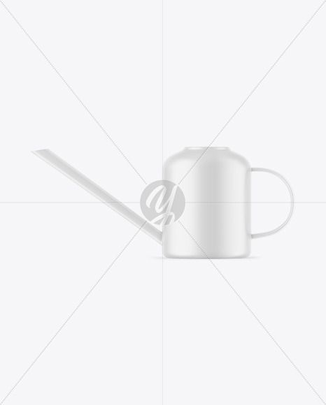 Matte Watering Can Mockup