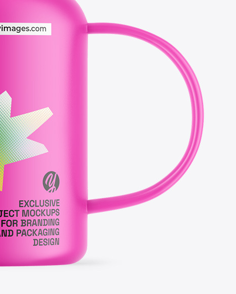Matte Watering Can Mockup