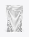 Glossy Metallic Pouch Mockup