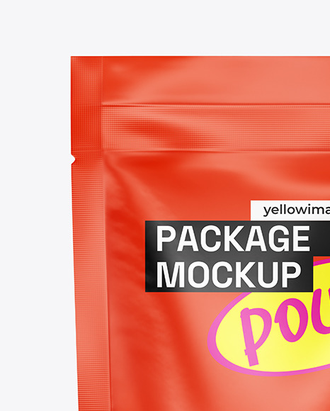 Matte Pouch Mockup