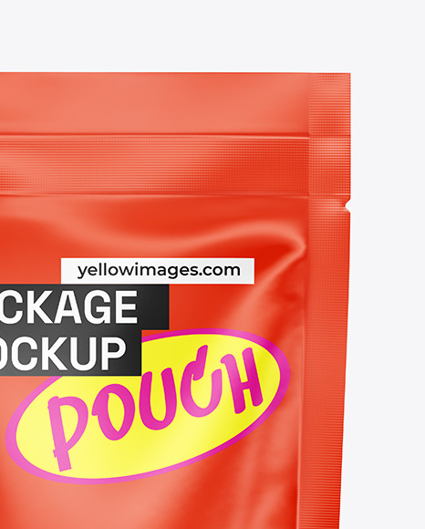 Matte Pouch Mockup