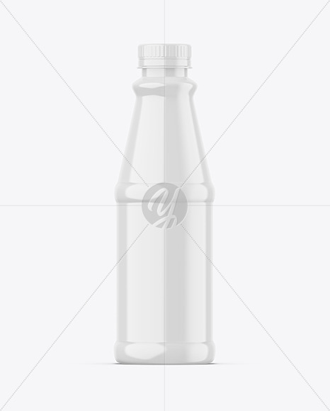 Glossy Sauce Bottle Mockup
