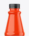 Glossy Sauce Bottle Mockup