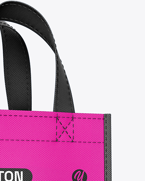 Folding Fabric Shopping Bag Mockup