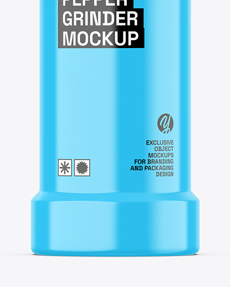 Glossy Pepper Grinder Mockup