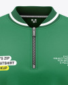 Men’s Zip Sweatshirt Mockup - Front View