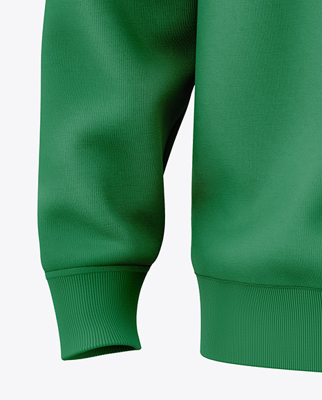Men’s Zip Sweatshirt Mockup - Front View