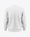 Men’s Zip Sweatshirt Mockup - Back View