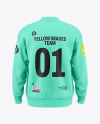 Men’s Zip Sweatshirt Mockup - Back View