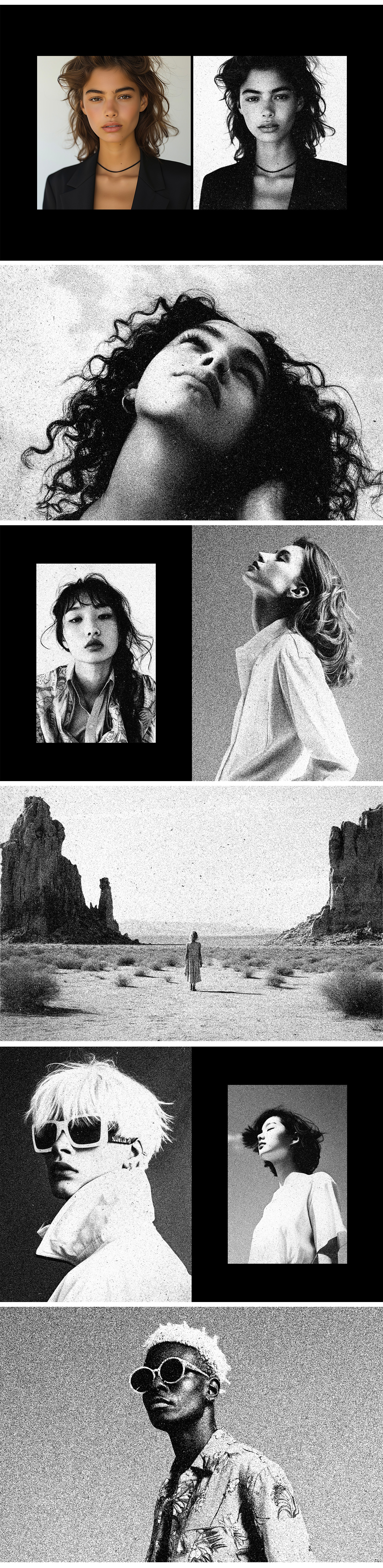 Grainy Risograph Photo Effect Grainy Risograph Photo Effect