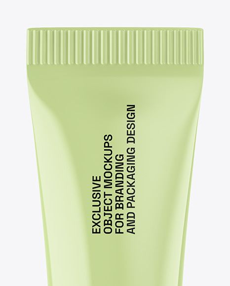 Glossy Cosmetic Tube Mockup