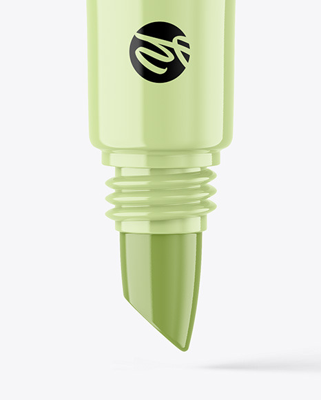 Glossy Cosmetic Tube Mockup