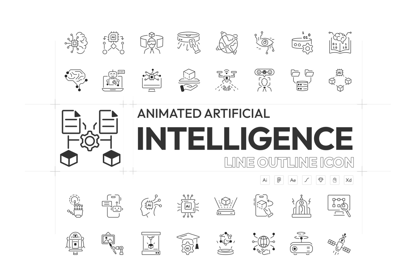 Artificial Intelligence Icons Artificial Intelligence Icons
