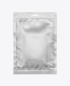 Matte Metallic Sachet Mockup