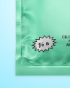 Matte Metallic Sachet Mockup
