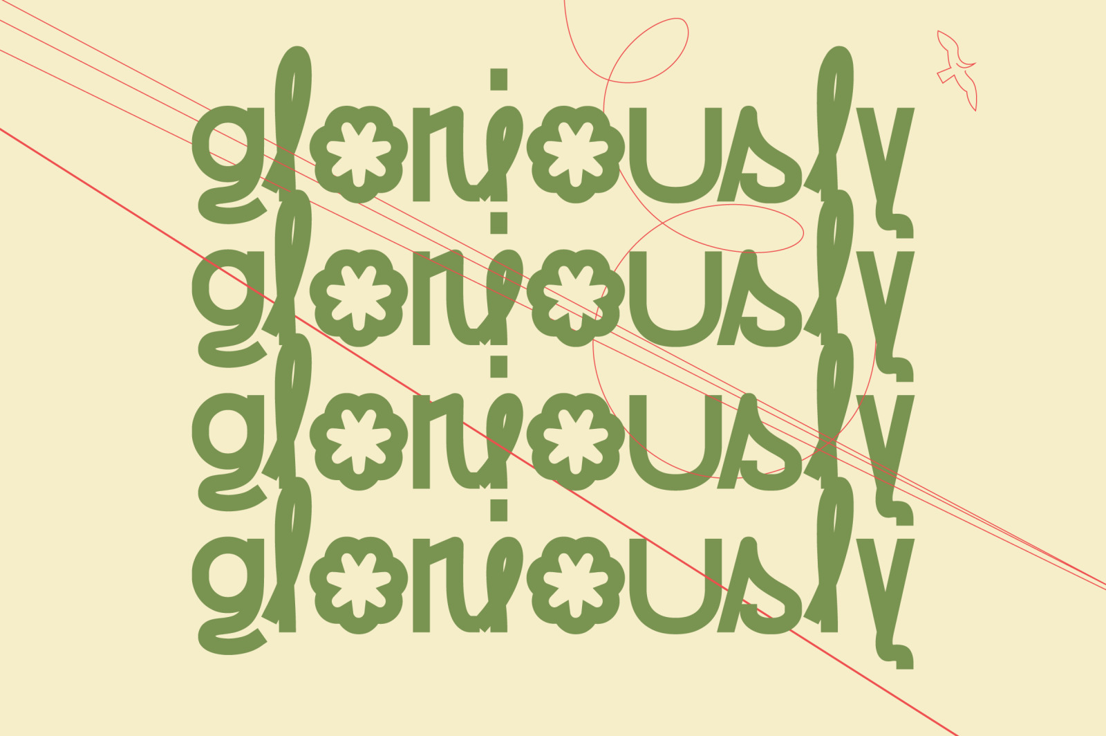 Gange | Geometric Display Sans Serif