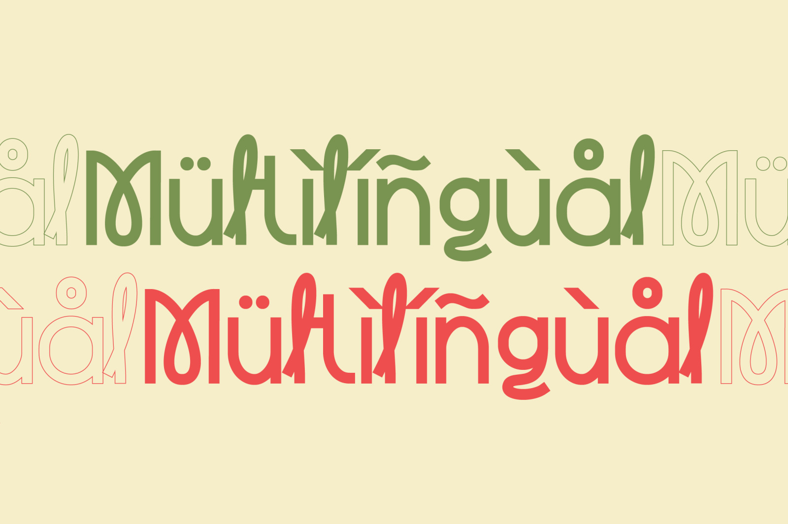 Gange | Geometric Display Sans Serif