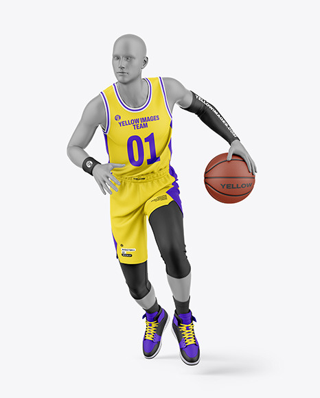 Basketball Kit w/ Mannequin Mockup