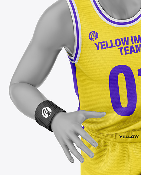 Basketball Kit w/ Mannequin Mockup