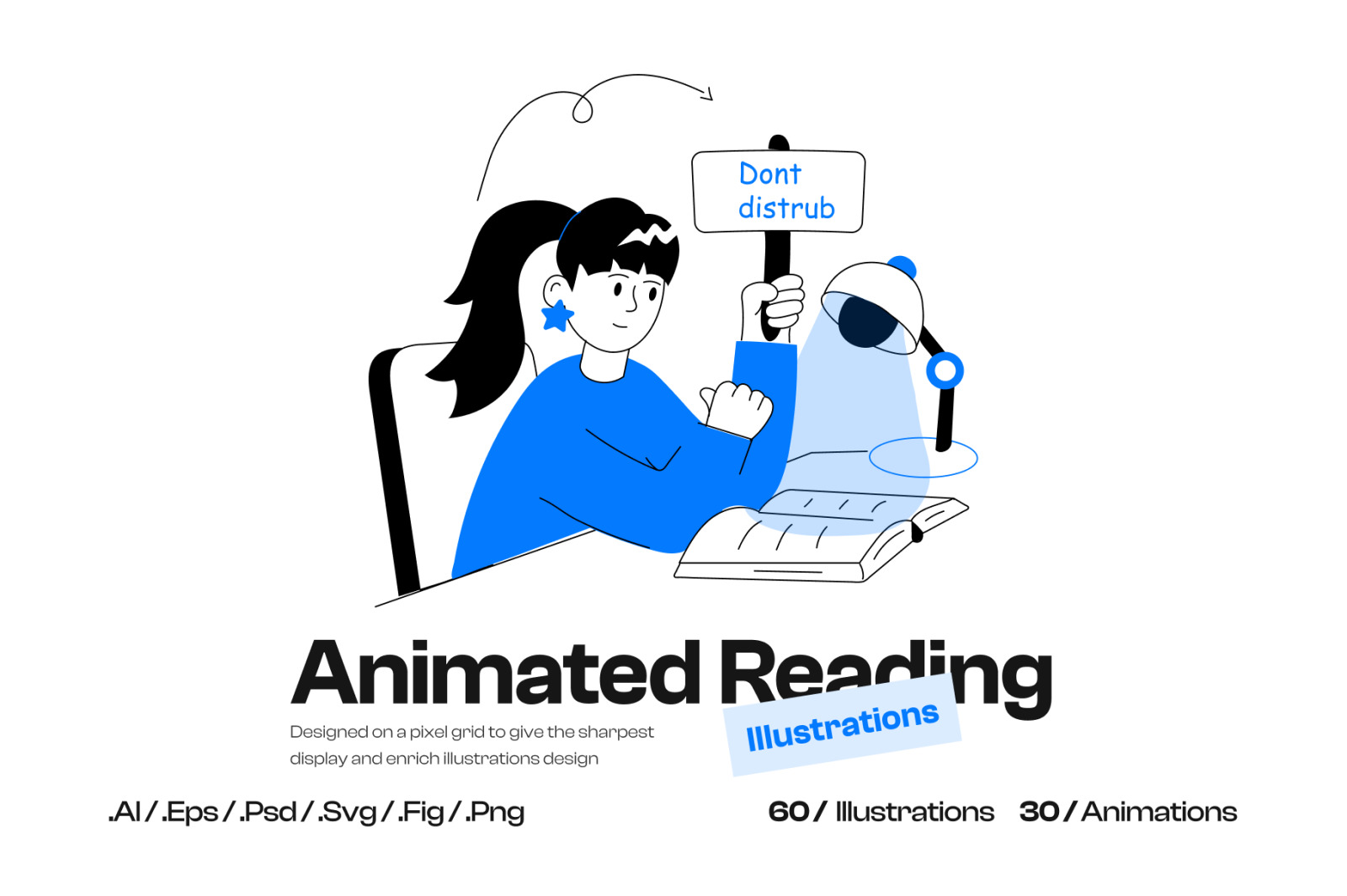 Animated Reading Mini Illustrations Animated Reading Mini Illustrations