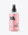 Clear Spray Bottle Mockup
