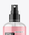 Clear Spray Bottle Mockup