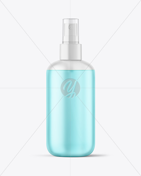 Frosted Color Liquid Spray Bottle Mockup