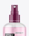 Frosted Color Liquid Spray Bottle Mockup