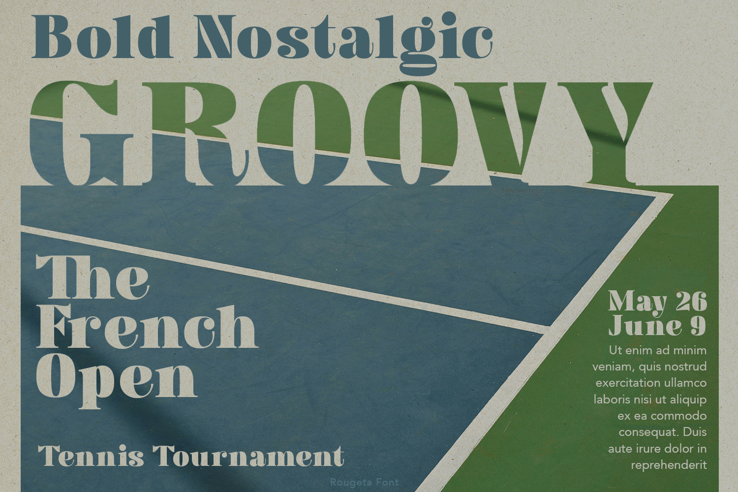 Rougeta Nostalgic Font Rougeta Nostalgic Font