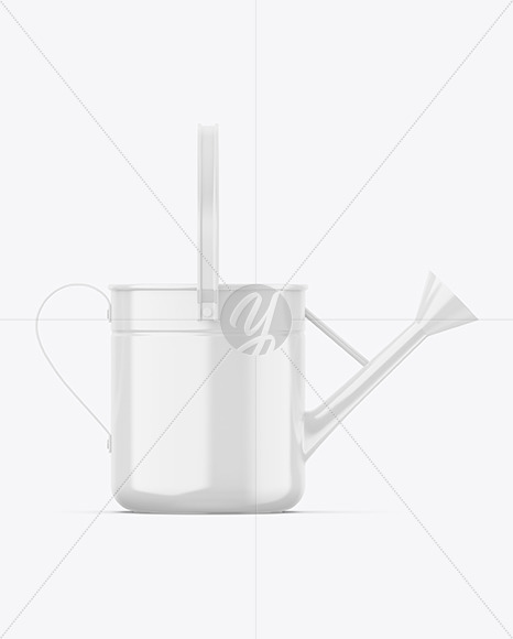 Glossy Watering Can Mockup