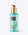 Matte Cosmetic Bottle with Pump Mockup