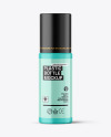 Matte Cosmetic Bottle with Pump Mockup